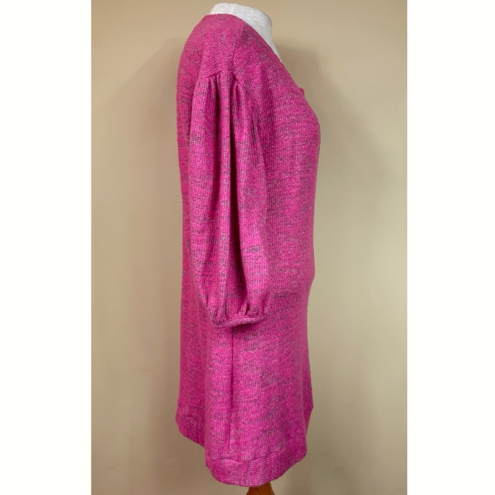 Anthropologie Saturday/Sunday Lyla Cozy Tunic Dress in Pink Size Small Petite - Picture 7 of 11